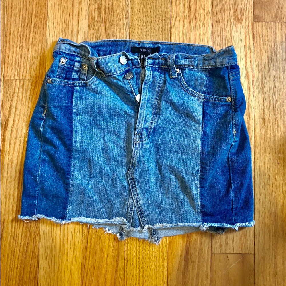 Forever 21 Jean Skirt